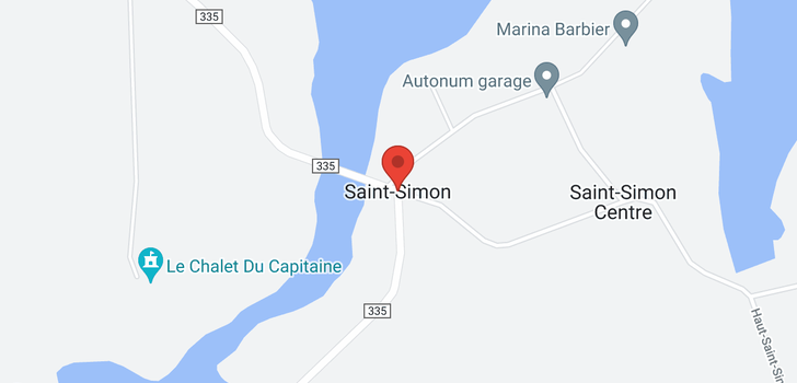 map of - St-Simon